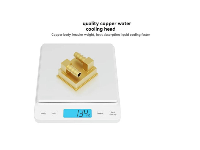 Copper Water Cooled Heat CNC Integrated Welding High Pressure Resistance For PC Gaming Cooling Building ZT4040W