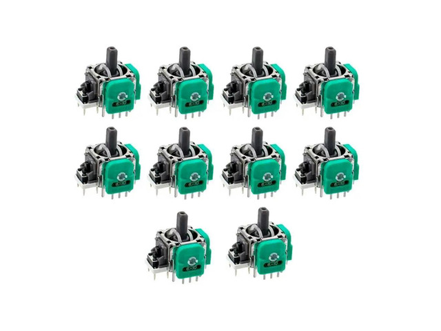 10Pcs For Switch Pro Hall Electromagnetic Joystick For NS Switch Pro Game Console 3D Hall Joystick Sensor Potentiometer