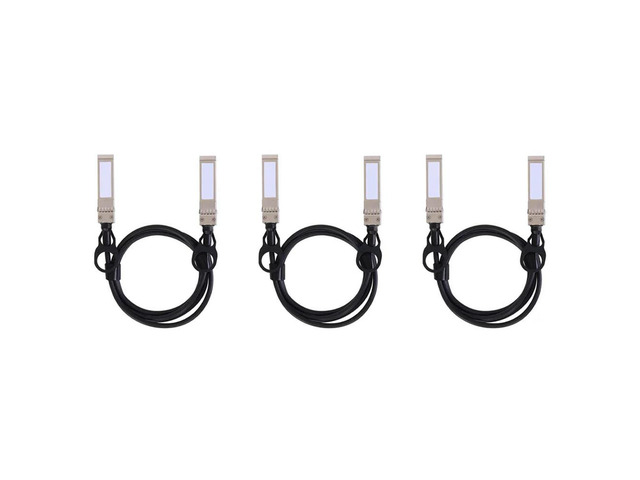 3X 10G SFP+ Twinax Cable, Direct Attach Copper(DAC) 10GBASE SFP Passive Cable For SFP-H10GB-CU1M,Ubiquiti,D-Link(1M)