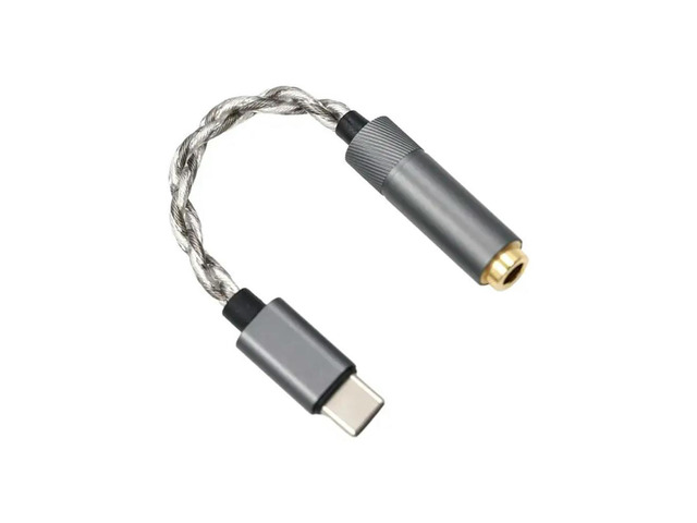 Type C Headphone Adapter CX31993 32Bit 384Khz Audio Decoding Cable Type C To 4.4Mm DAC Amp Adapter