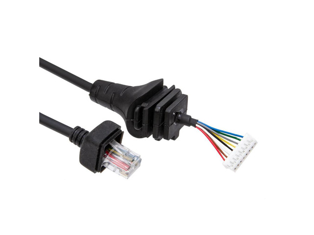 8 Pin HM-152 Mic Handheld Radio Speaker Microphone PU Cable For ICOM IC-2820H IC2825E Walkie Talkie