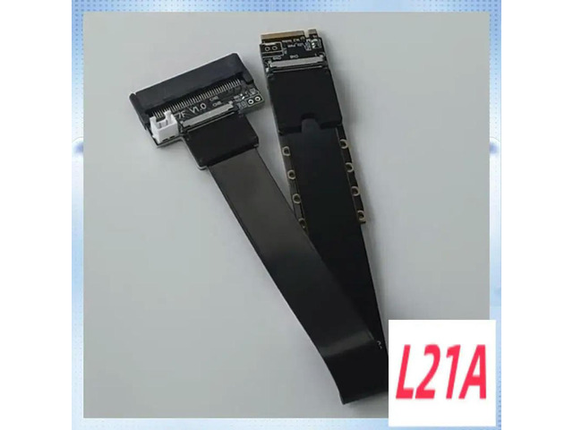 M.2 Nvme To U.2 SSD Extension Cable FFC Sata Power Cord PCI-E 5.0 X4 U.2 SFF-8639 Nvme SSD Cards To M.2 Nvme Slot