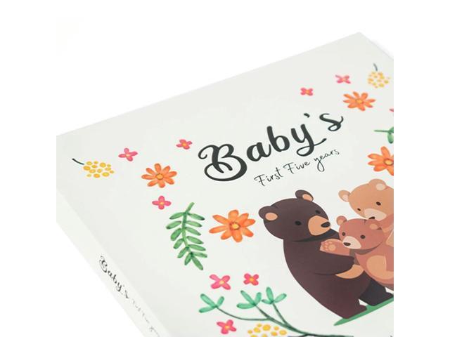 Baby Memory Book Scrapbook Photo Album Pregnancy Diary Cute Animal Keepsake Record Growth Journal Hand Account High Guality D