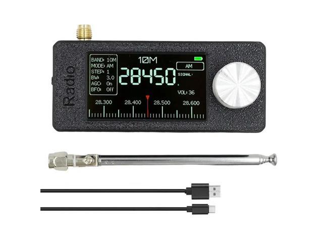 SI4732 0.5-108Mhz Radio LSB USB AM FM Pocket Mini Radio 1.9Inch IPS Screen FM/AM Radio SW MW VHF Radio
