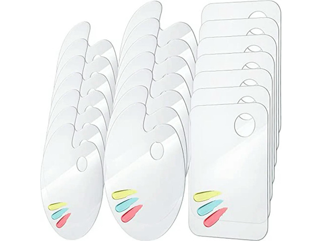 Acrylic Paint Palette Clear Paint Pallet Non-Stick Oil Paint Tray Palette For Oil DIY Craft Art Painting