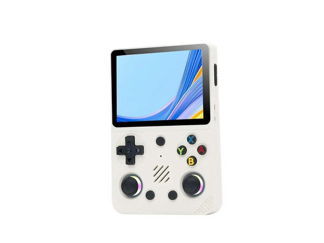 Mini Arcade RGB Light RG36PRO Handheld Game Console 3.5 Inch IPS Screen 3D Joystick Supports 10+ Simulators Game Player B