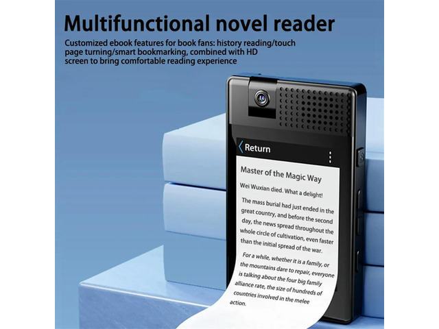 MKE-iBluetooth 5.3 MP3 Student Music Player Built-in Speaker Mp5 2.8-Inch Touch Screen HIFI Walkman with