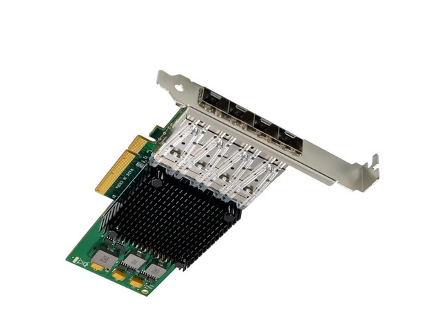 Pcle X8 BCM57840 4 Port Server Network Card 10G SFP+ Fiber Network Card PCI-Express Ethernet Network Card