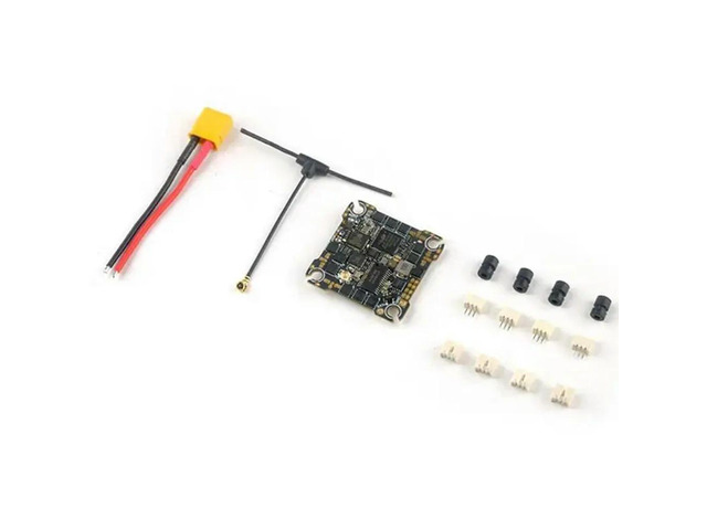 Crazyf411 ELRS AIO 4In1 F411 Flight Controller Built-In UART 2.4G ELRS RX 20A ESC 2-4S For FPV Toothpick Drones