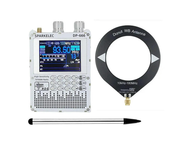 DP-666 TEF6686 Radio 2.8-Inch IPS Touch Screen High Sensitivity Receiver Full Band FM LW MW SW Radio