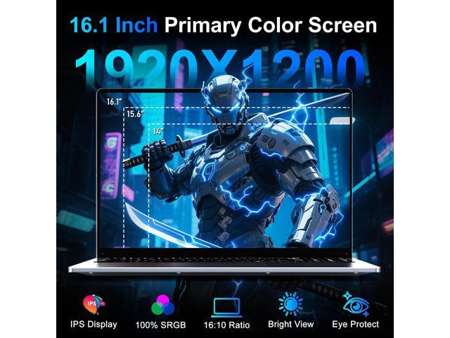 NIAKUN Laptop Computer, Gaming Laptops 2026, 16 Inch Lap Top PC Windows 11 Pro, 16GB RAM 1TB SSD, Intel N95 Processor(up to 3.4GHz), Office 365,...