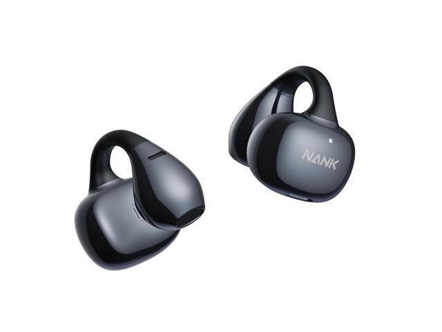 NANK Ultra Clip On Earbuds, Wireless Bluetooth 5.4 Wireless Open Ear Clip-on Headphones, Adaptive Comfort & Secure Fit, AI Noise Cancelling Calls,...