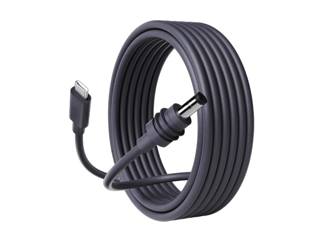 16.4FT/5M Starlink Mini DC Power Cable,18AWG Replacement Extension Cord Compatible with 65W+ Power Bank and PD Charger,Grey