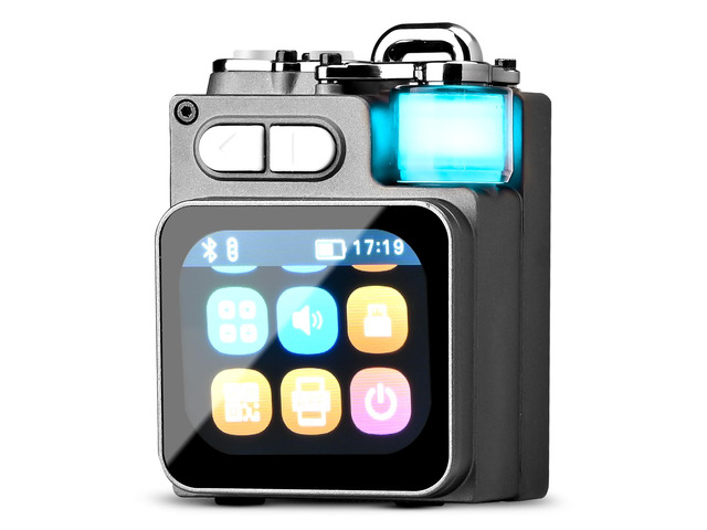 Mini Bluetooth Speaker, Smart Wireless Portable Speaker with Touchscreen, Loud HD Sound, LED Lights, BT5.4, All In One Small Audio for...