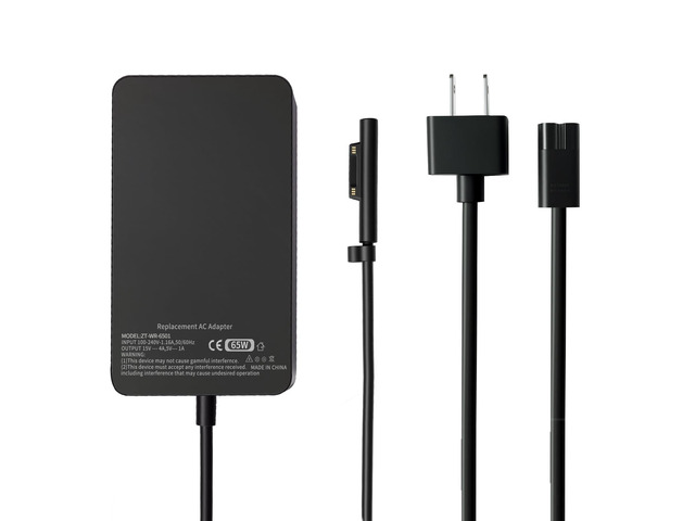 Replacement for Microsoft Surface Pro 10, 9, 8 Laptop Charger 65W Compatible with Surface Go Tablet, Surface Book 3,2,1,Windows Surface Laptop...