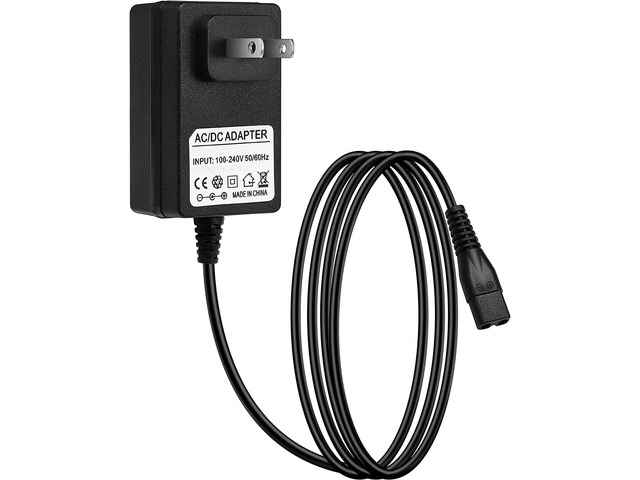 Replacement LABIGO Electric Spin Scrubber Charger Power Cord Compatible with LABIGO LA1 Pro / LA3 Pro Charging Cord AC Adapter