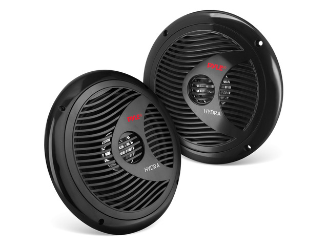 6.5 Inch Dual Marine Speakers - 2 Way Waterproof and Weather Resistant Outdoor Audio Stereo Sound System with 150 Watt Power, Polyprone Cone and...
