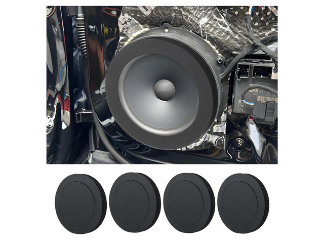 4PCS 6.5 Speaker Rings,Self Adhesive Speaker Foam for Enhancing Stereo Sound,High Resilience Speaker Baffles 6.5 inch Car Audio Accessories Avoid...