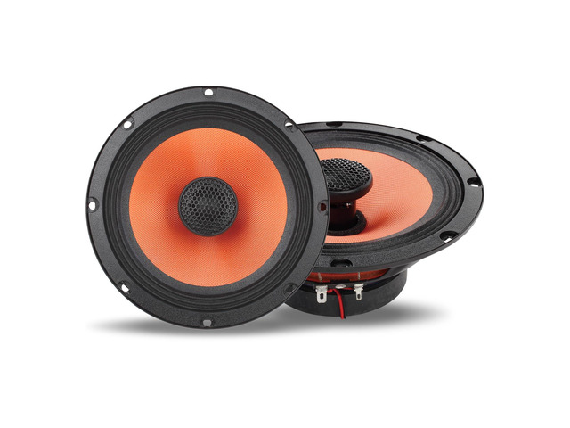 6.5 Inch 500W Coaxial Car Speaker Pair 4 Ohm 2-Way Distortion Free Stereo Sound Flush Mount Design Ideal for Car Door Original Audio System Upgrade