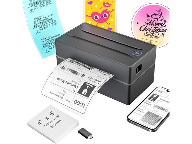 Thermal Shipping Label Printer 4x6 Bluetooth Label Maker for Small Business Wireless Mailing Shipping Printer for USPS UPS Amazon Shopify Etsy -...