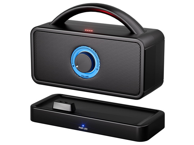 5.8 GHz Wireless TV Speakers for Hard of Hearing Seniors, Portable TV Speakers for Smart TV, No More Struggling for Volume, No Sound Lag, 5 Cables...