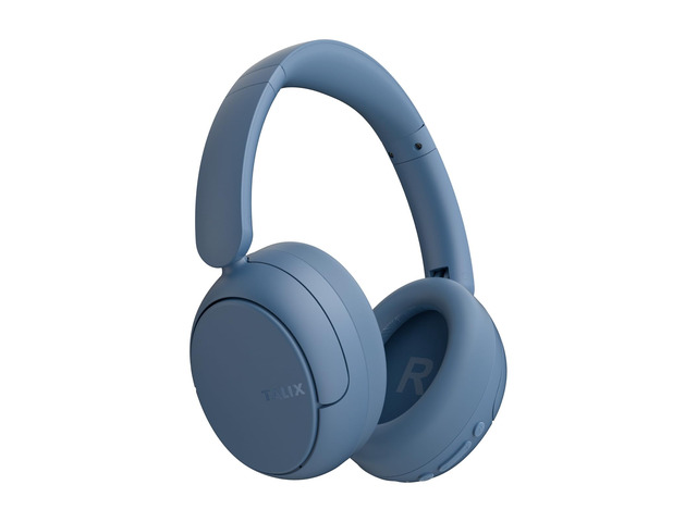 H30 Hybrid Active Noise Cancelling Headphones, 110H Playtime Hi-Res Audio Bluetooth 6.0 Wireless Over Ear ANC Headphones for Commute/Travel (Blue)