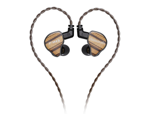 JH13 Hybrid HiFi IEMs 1DD + 2BA Drivers, Entry-Level Audiophile in-Ear Headphones with Wooden Faceplate & Detachable 0.78mm 2-Pin Cable...