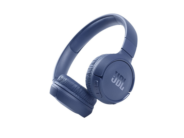 Tune 510BT - Bluetooth headphones with up to 40 hours battery, microphone for call, foldable and comfortable, Android and iOs compatible (Blue)