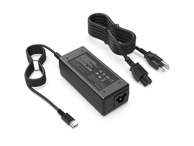 VJYUIJAY Universal 65W USB C Laptop Charger Compatible with HP chromebook Lenovo Dell Acer Asus Samsung Google Computer Type C Power AC Adapter