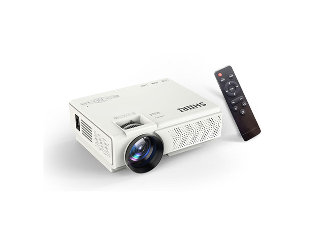 E1 120±%10ansi lumen 1080P Native Mini Projector,,4.1inch LCD, Multimedia Home Theater Video Projector, Compatible with Full HD 1080P HDMI, USB,...