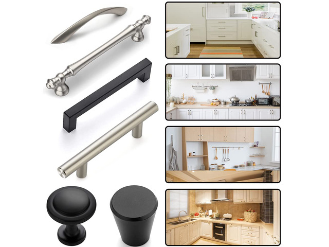 Metal Cabinet Hardware Jig, Auto Center Punch+Point Drill Bits For Handle Knob Pull on Drawer/Door, Wood Drilling Dowelling Guide Set. Cabinet...