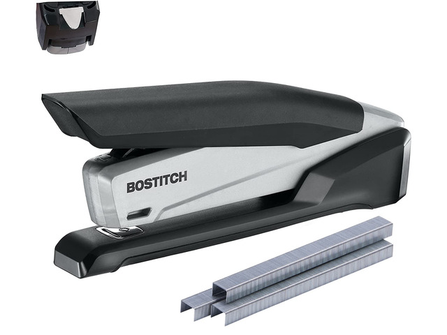 Office Executive 3 in 1 Stapler, Includes 210 Staples and Integrated Staple Remover, One Finger Stapling, No Effort, 20 Sheet Capacity, Spring...