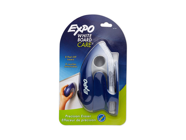 Precision-Point Whiteboard Eraser, 8 Peel-Off Layers, Docking Station Included - Calendar, Organization, Essential Supplies for Office, School,...