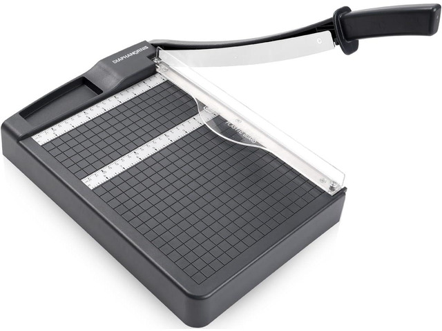 Paper Cutter,Paper Trimmer12' Cutting Length Heavy Duty Guillotine Paper Slicer with Safety Guard and Blade Lock,12 Sheets Capacity,Ideal for...