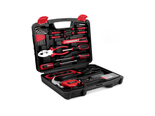 Home Repair Tool Kit - 149 Pieces Basic Home Repair Tool Set, General Mechanic Tool Set, General Household Tool Kit with Plastic Toolbox, Perfect...
