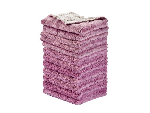 12PCS Kitchen Towels Dish Cloths, Reusable Cleaning Rags 10x6in Kitchen Towels Dish Towels,Multipurpose Reusable Dish Cloths,Highly...