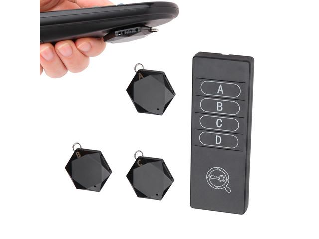 Remote Control Finder Locator with Sound,Use for Looking Tv Remote,Key,etc 115ft Wireless Remote Range, Receivers Sound 85db, No App
