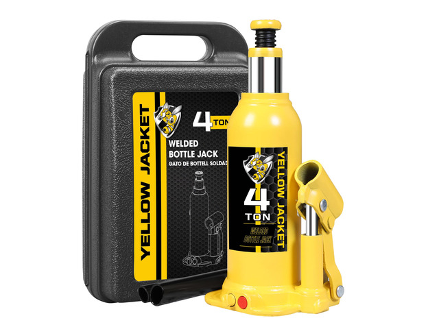 4 Ton Muti-Directional Welded Bottle Jack(8,000lb) with Carrying Case for Car, SUV, Auto Repair