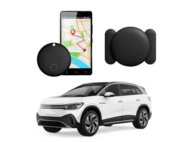 GPS Tracker for Vehicles,Hidden GPS Car Tracker with Magnetic Case,Work with Google Find My(Android Only),Real-time Global Coverage Car Locator for...