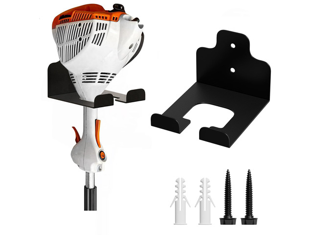 Garage Organizer Trimmer Rack, Garden Power Tool Hanger Weed Whackers Holder Wall Mounted for Grass Trimmer, Hedge Trimmer, Garage Trimmer, Garden...
