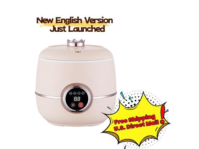 Aenaeder 1.6L Mini Electric Rice Cooker Smart Non-Stick Multi-Function Cooker for 1-2 People, Portable, Ideal for Dorms & Small Kitchens