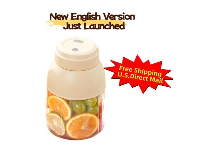 LEHOGAI Portable Blender, 800ml USB Rechargeable Personal Blender for Smoothies & Shakes, Ice Crushing Blender Bottle with Dual Lids for Travel,.