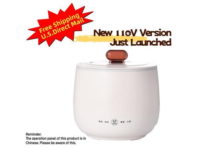 Aenaeder 1.8L Mini Rice Cooker for 1-3 People, Smart Touch Multifunction Electric Cooker with Ceramic Nonstick Inner Pot, Micro Pressure Heating,.