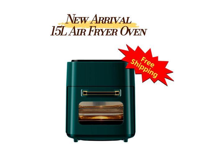 Aenaeder 15L Digital Air Fryer Oven, Countertop Convection Cooker with 360Â° Hot Air Circulation, Touch Control Presets, Viewing Window,...