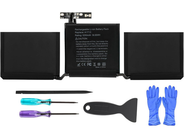 A2159 A1708 Battery Replacement for MacBook Pro 13 inch A1708 (Late 2016, Mid 2017) A2159(2019) A2289(2020) A2338(2020,2022) A1713 A2171 Battery
