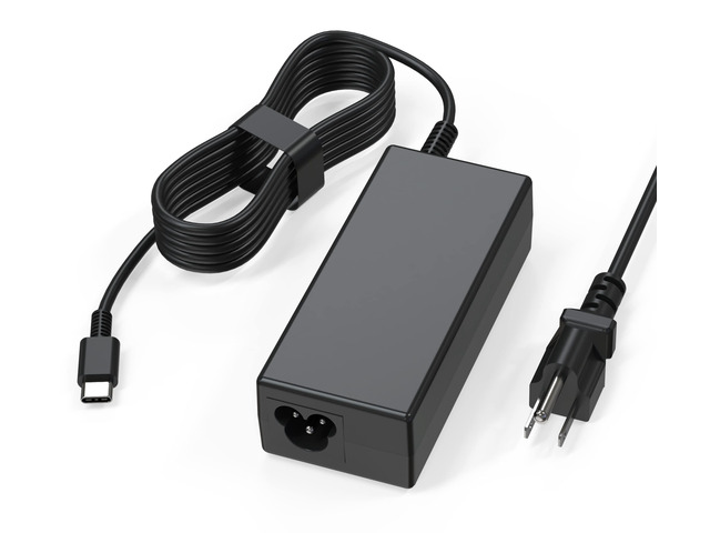 USB C Laptop Charger, 65W Chromebook Charger Compatible with HP Lenovo Dell Asus Acer Samsung Google Chromebook Fast Charger Type C