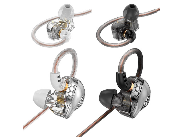 2 Pack in Ear Monitor Headphones, H89 IEM Earphone Wired Earbud IEM for Gaming Music, Powerful Bass Crystal Clear Sound Ear Buds with Mic,...