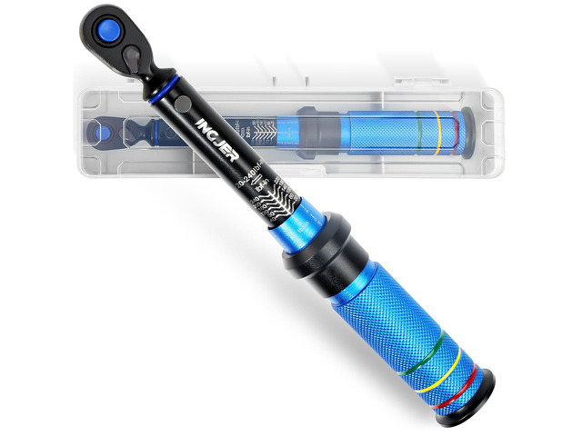 Torque Wrench, Mini 20-240in. lb, UPGRADE 1/4 Torque Wrench 2.3-27.1Nm,±3% Precision Dual-Direction, 72 Tooth Small Torque Wrench for Bike, Inch...