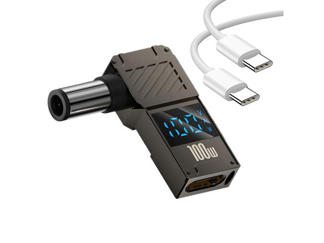 100W PD Power Charger Connector Tip (7.4 x 5.0mm HP Big Head) with 100W/5A USB C Cable (1.5M)