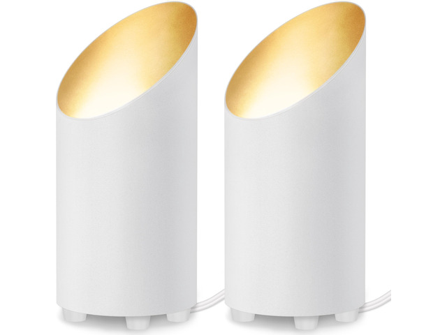 2 Pack Uplighting Indoor Floor Can Light, 5W Up Lights with 2700K LED GU10 Bulbs, Uplights Floor Spot Lights Indoor for Home Accent Lighting, 5.9...